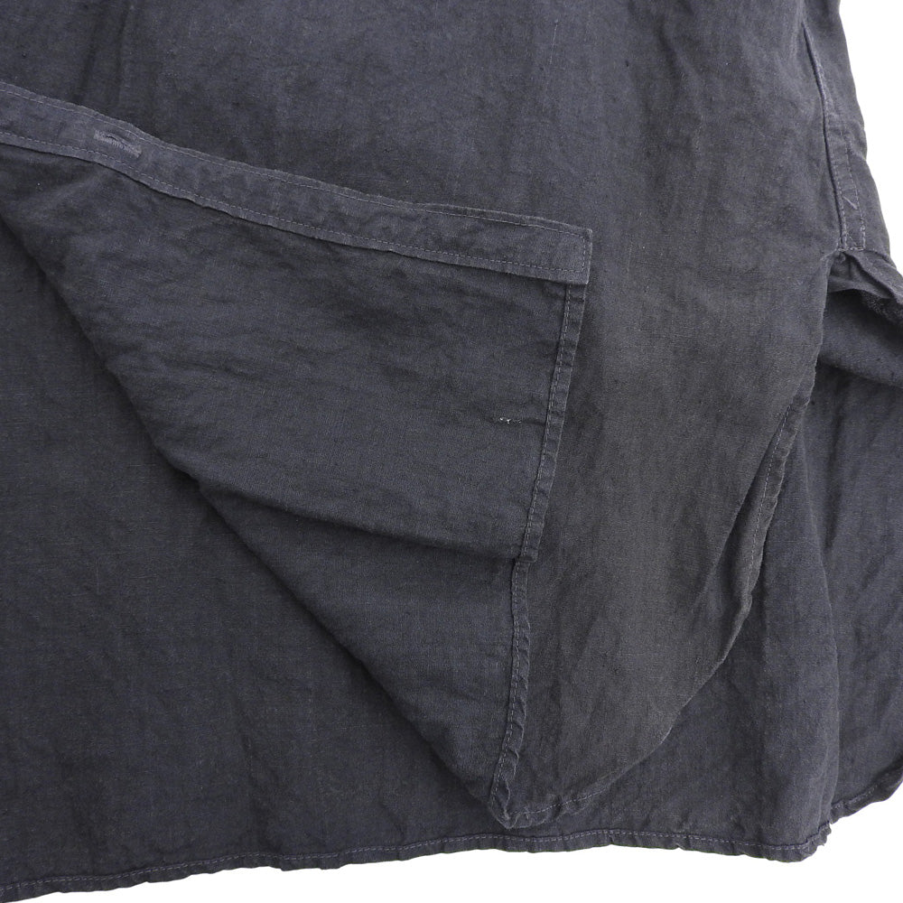 Veritecoeur ヴェリテクール シャツワンピース レディース リネン チャコールグレー F VC-1254 ワンピース F