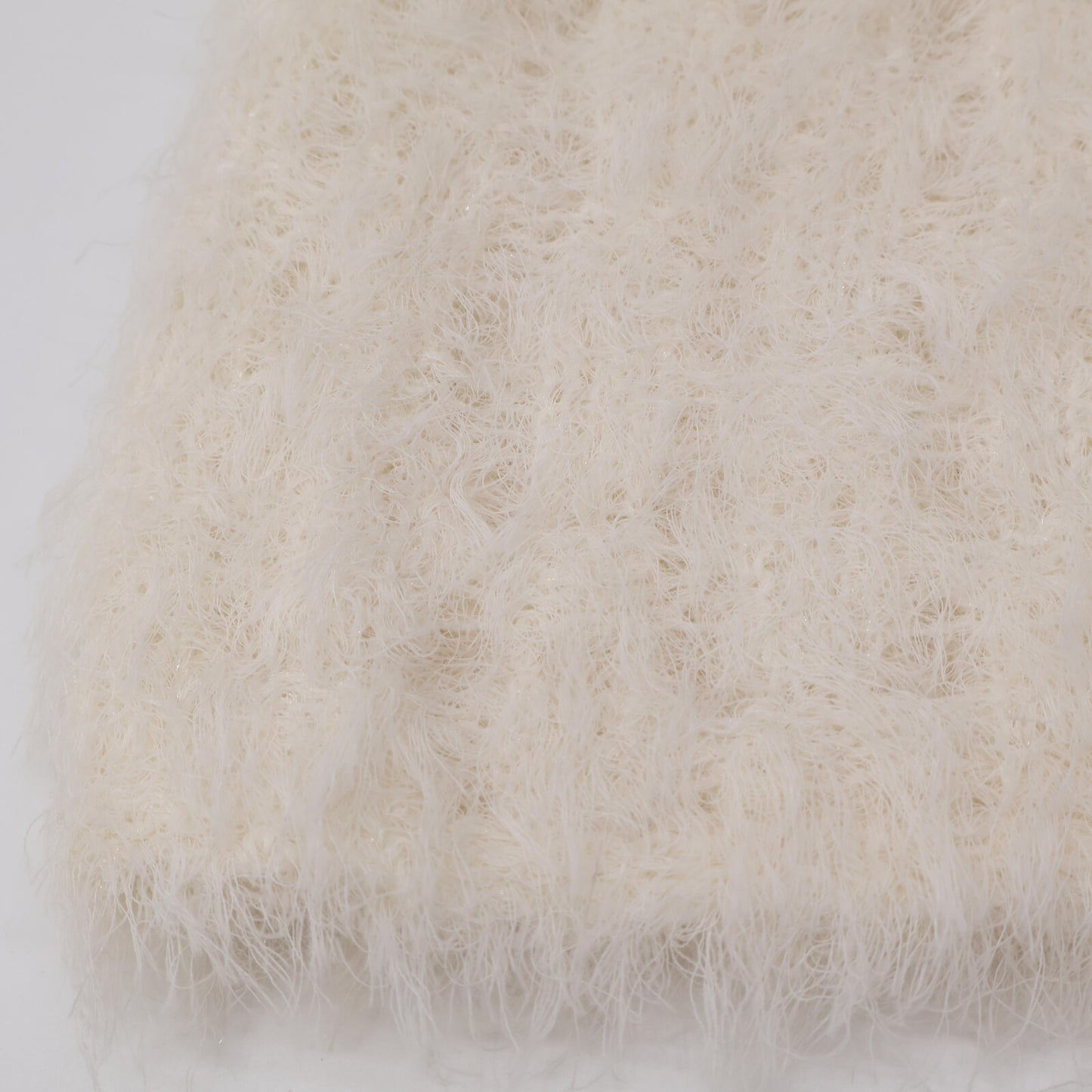 DES PRES デプレ 25年 アイボリー フラッフィーコットンニットジレ ベスト F