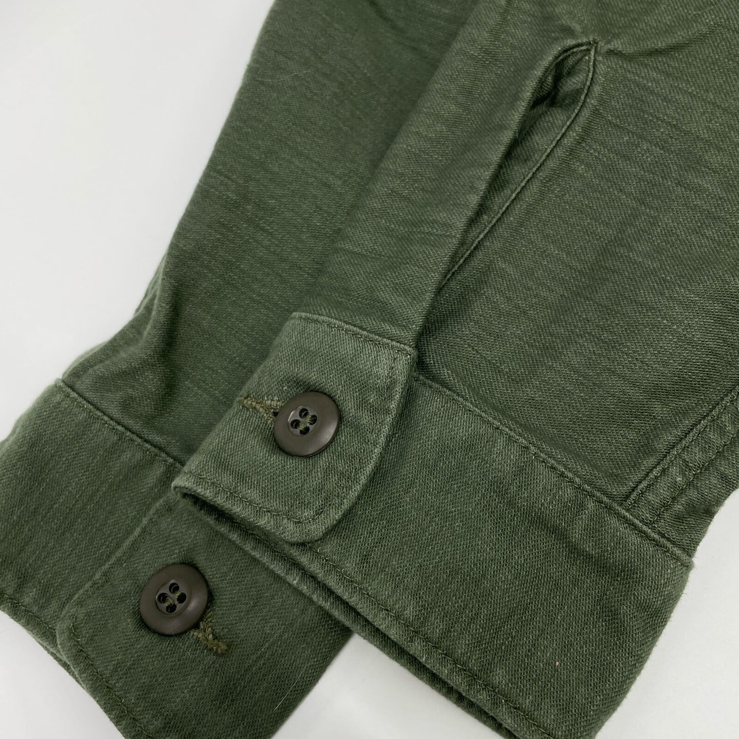 VINTAGE ヴィンテージ カーキ コットン USアーミー ファティーグシャツ ジャケット 1