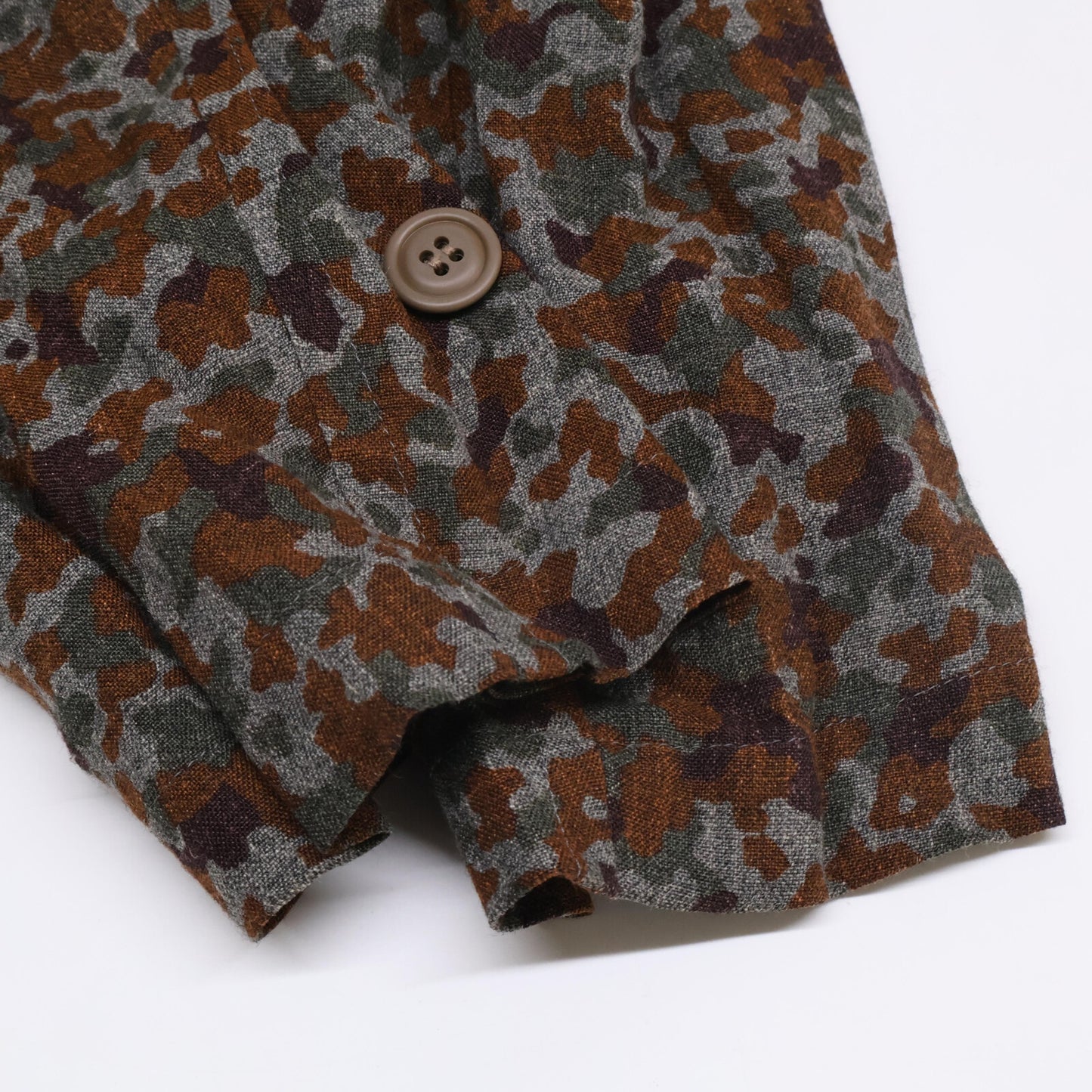 COMMEdesGARCONS HOMME PLUS コムデギャルソンオムプリュス PC-100110 90s カモ リネン×レーヨン コート M