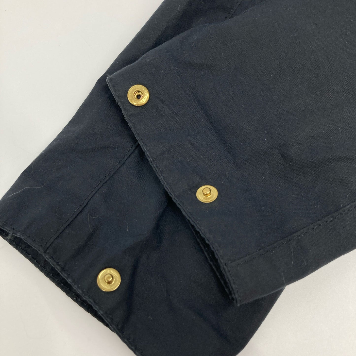 Barbour バブアー 1502075 ブラック Wax Durham オイルド コート コート 38