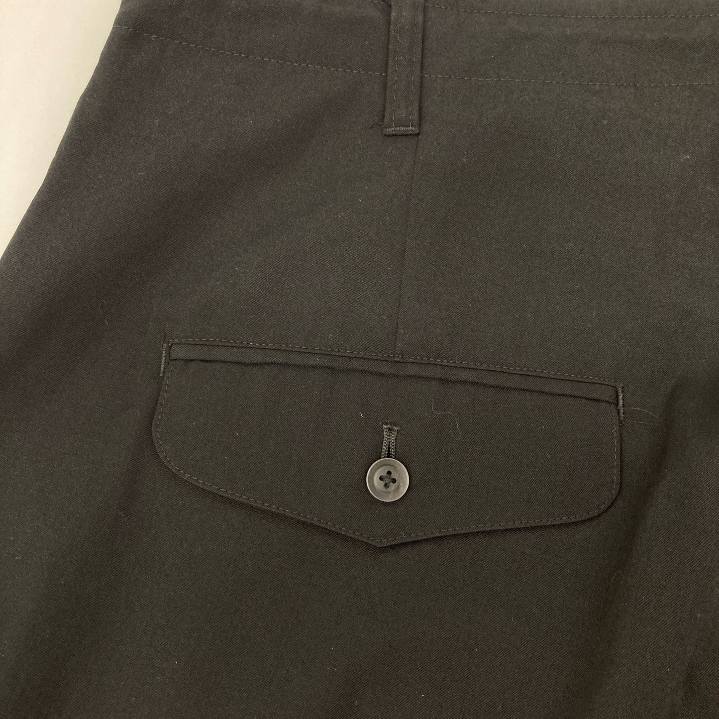 Yohji Yamamoto POUR HOMME ヨウジヤマモトプールオム 19AW ブラック 前裾レースアップ パンツ ボトムス 2