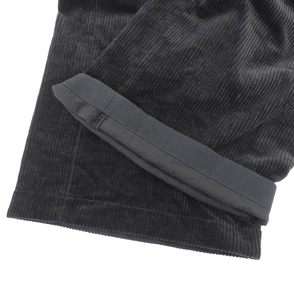 sacai サカイ 美品 コーデュロイ パンツ ボトムス メンズ ブラック 1 24-03491M 24AW ボトムス 1