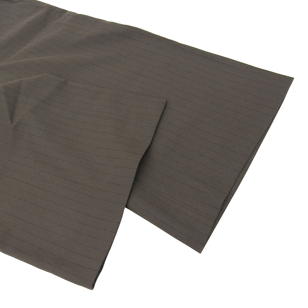 sacai サカイ 美品 チョーク ストラップ パンツ ウール100% ボトムス メンズ ブラウン 1 24-03479M ボトムス 1