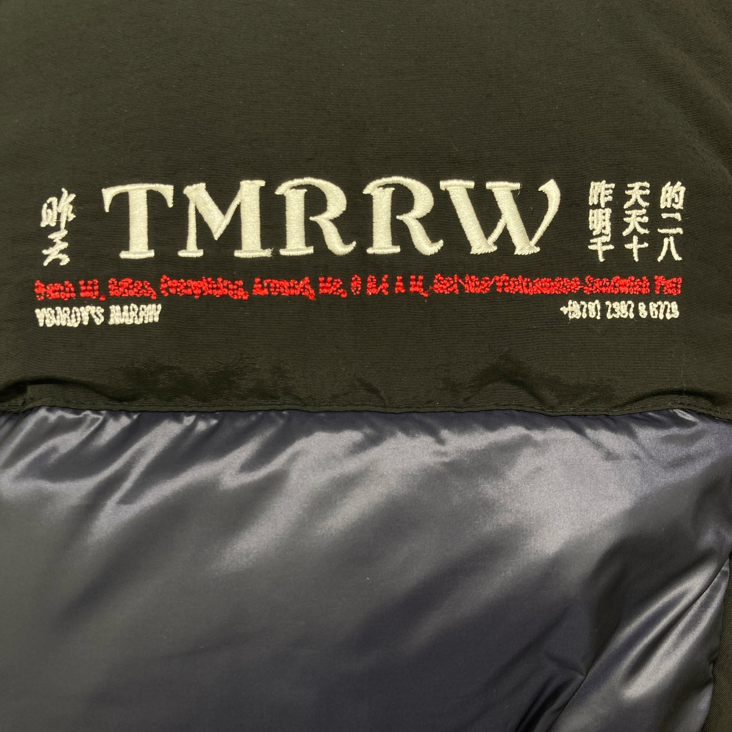 YSTRDY'S TMRRW イエスタデイズ トゥモロー YT-JU0351 ブルー ナイロン ダウンジャケット ジャケット M