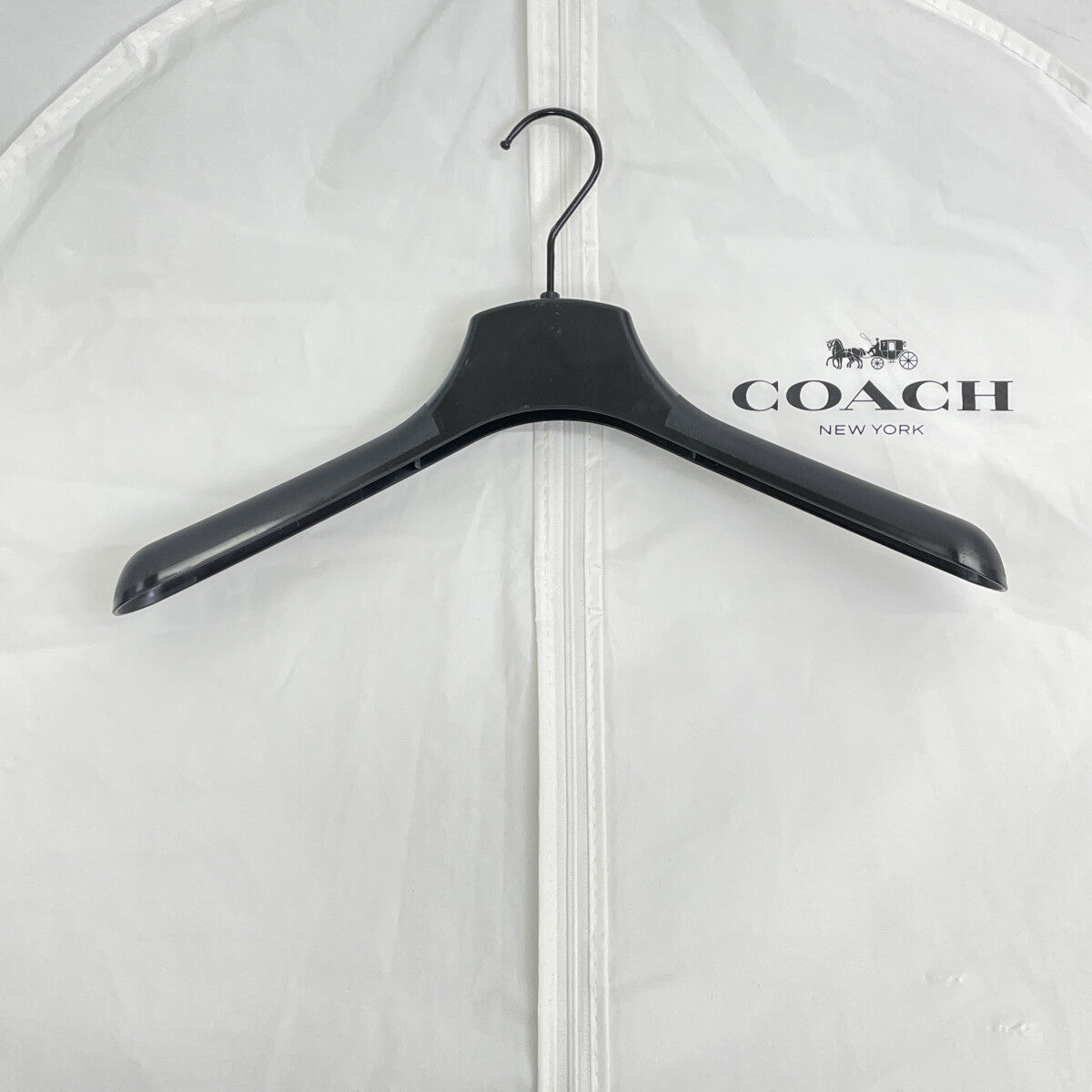 COACH コーチ ブラック ウールメルトンケープコート コート XS