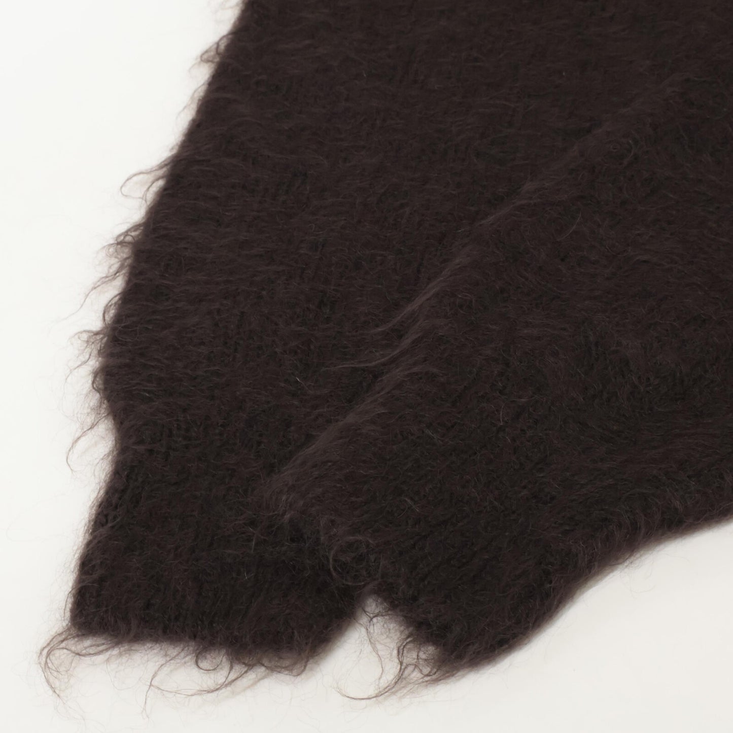 AURALEE オーラリー A22AC03KM ダークブラウン BRUSHED SUPER KID MOHAIR KNIT LONG CARDIGAN トップス 1