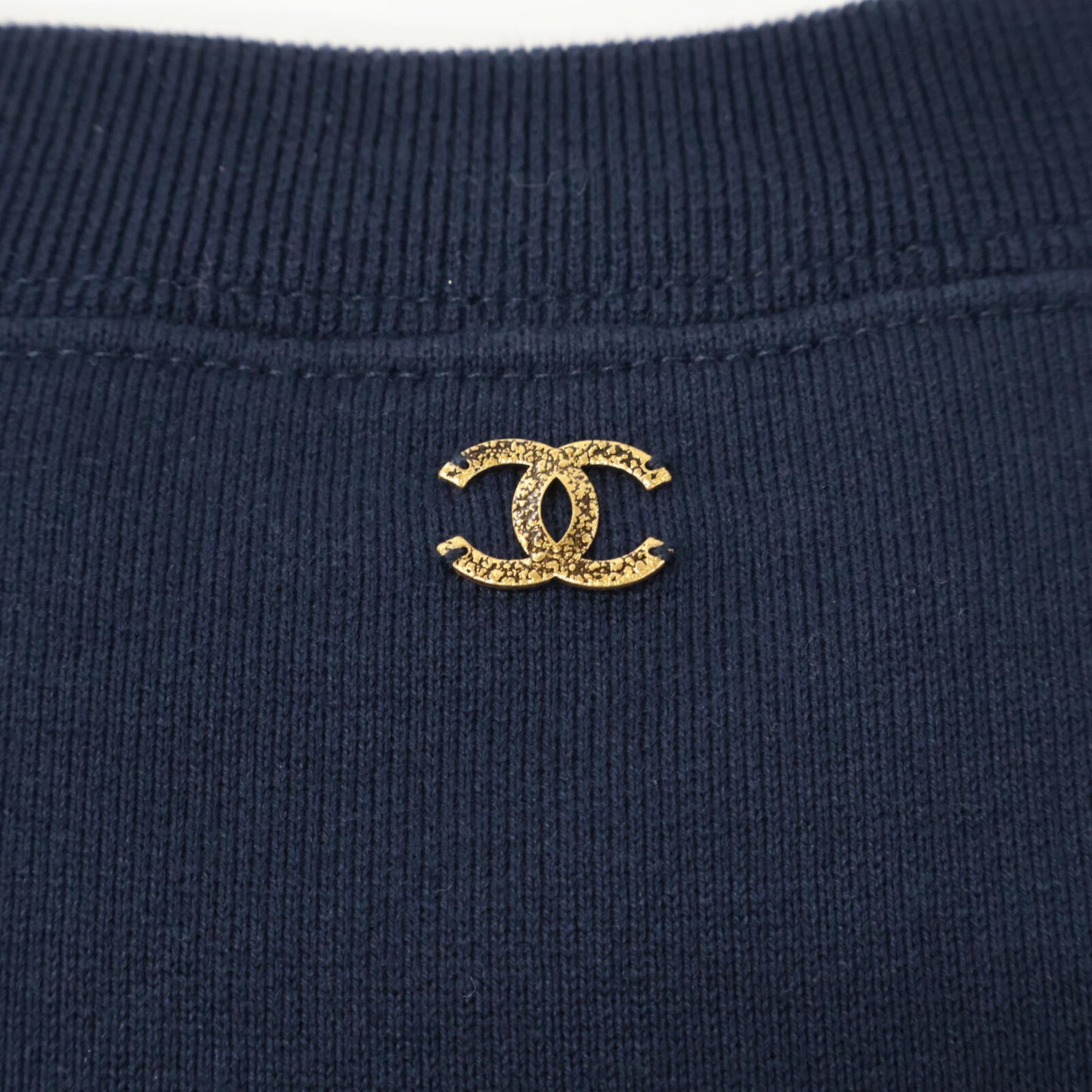 CHANEL シャネル P57840K07626 ココマークプリント スウェットTシャツ トップス S