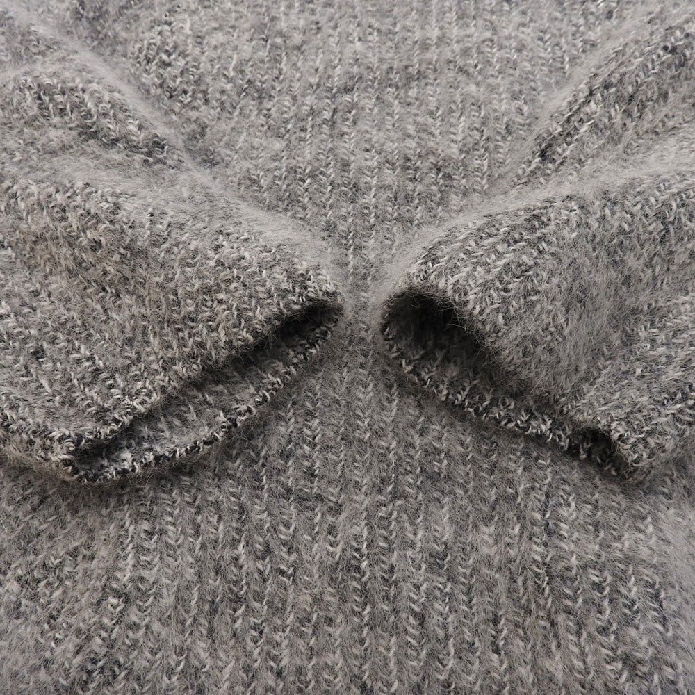 BATONER バトナー フォックスウール クルーネック セーター トップス レディース グレー 1 トップス 1