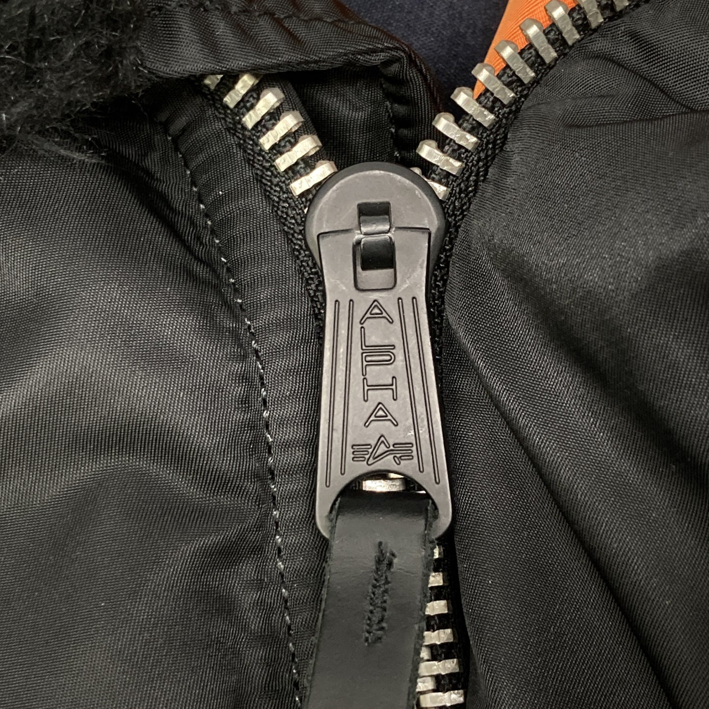 ALPHA INDUSTRIES アルファインダストリーズ ブラック N-3B フライトジャケット コート M