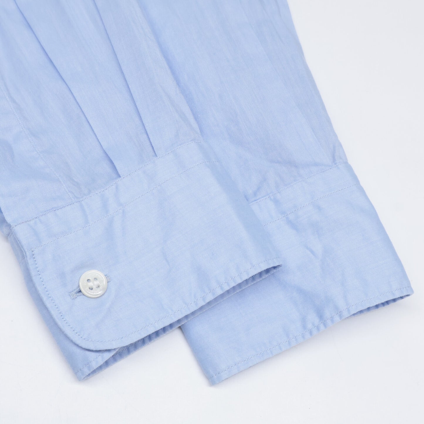 COMMEdesGARCONS HOMME コムデギャルソンオム HF-B010 ストライプxロゴ切替 長袖シャツ/ トップス S