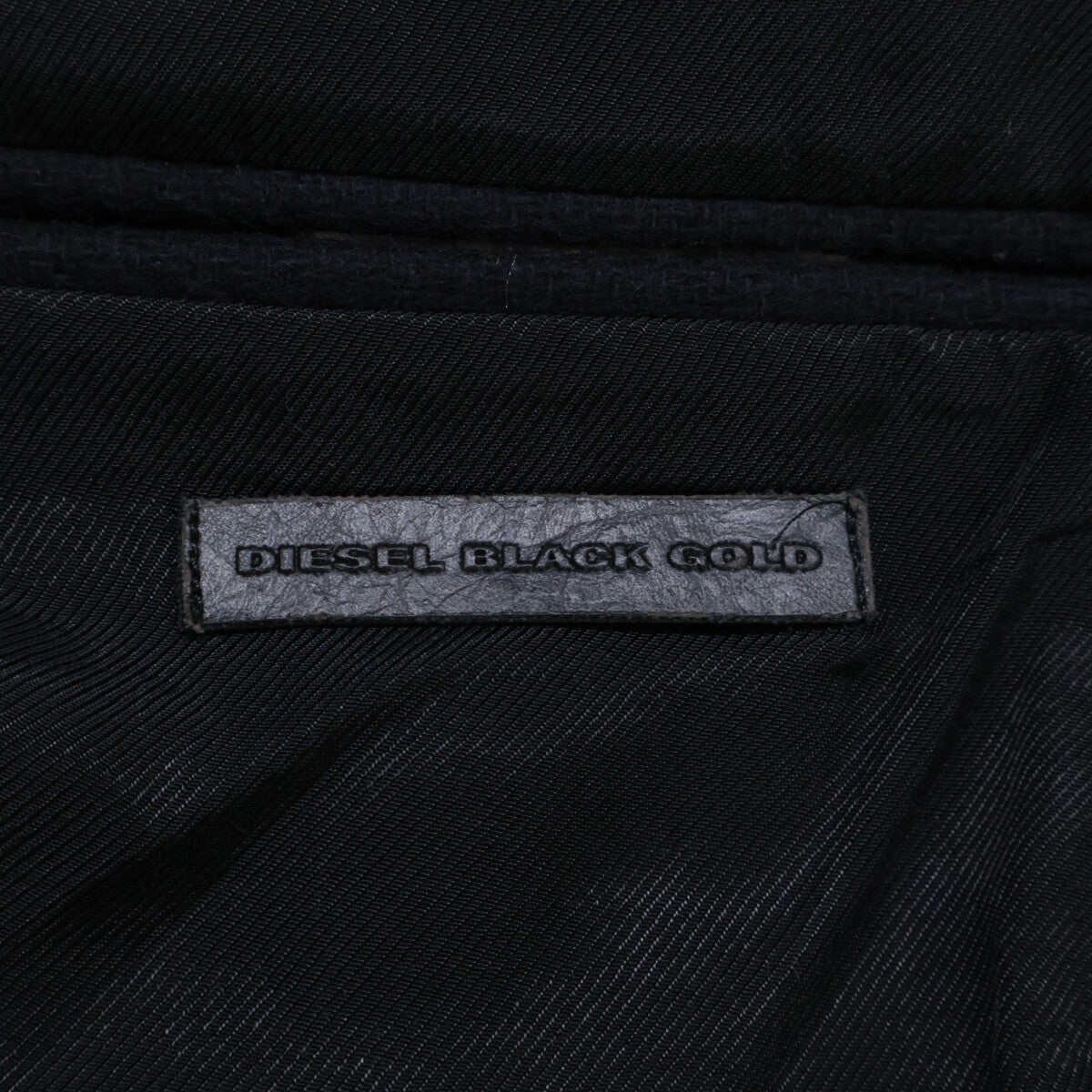 DIESEL BlackGold ディーゼルブラックゴールド ネイビー コットン チェスターコート コート 44