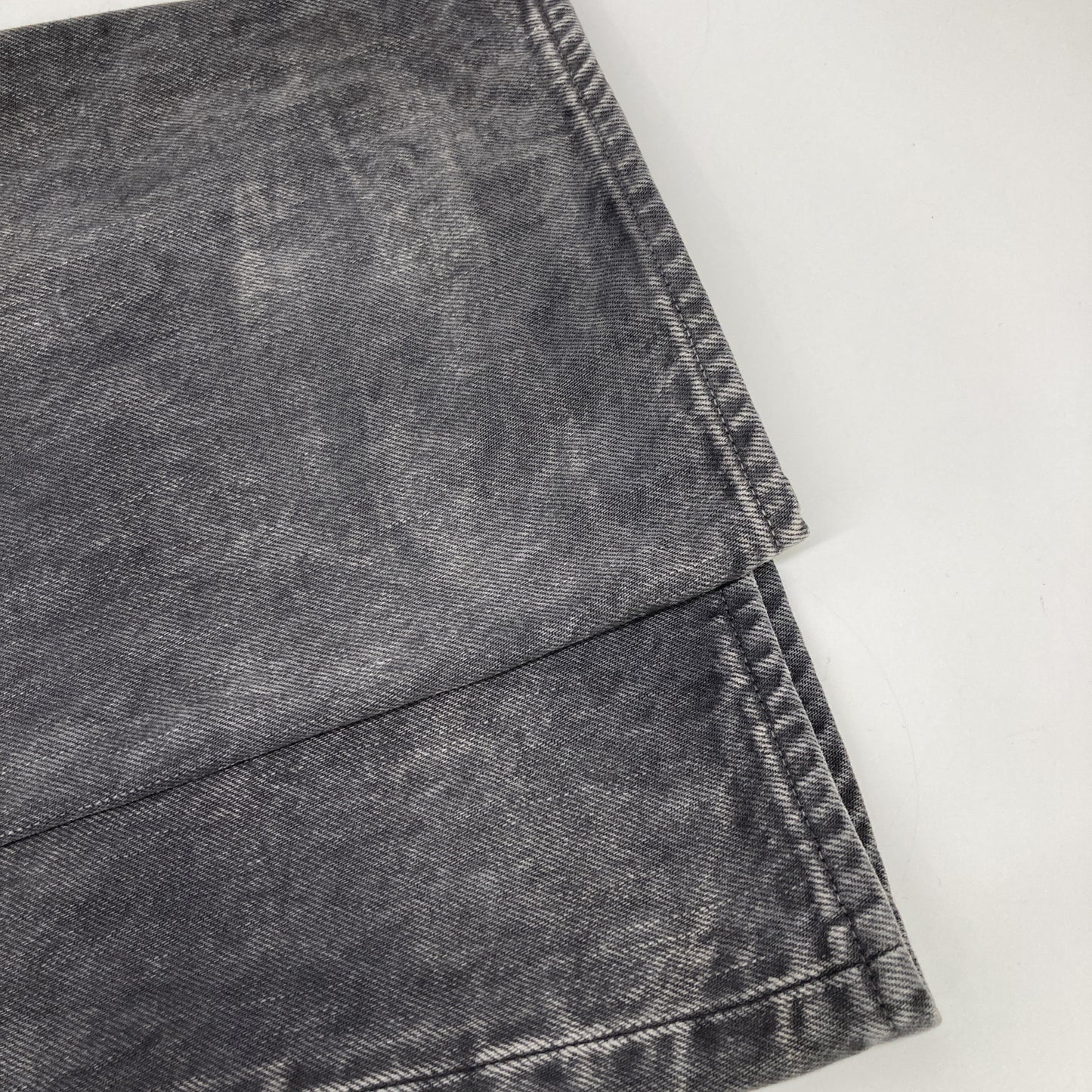 anachronorm アナクロノーム ブラック STRAIGHT 5P PANTS SULFUR DYE ボトムス 34