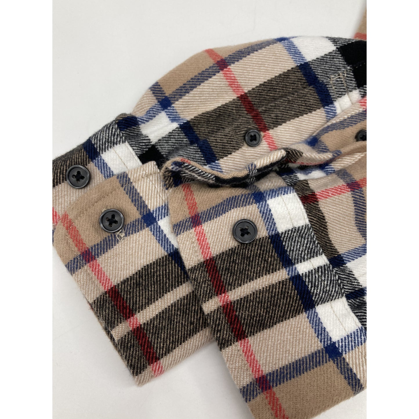 Supreme シュプリーム 18AW ベージュ ウール タータンチェック ネルシャツ トップス M