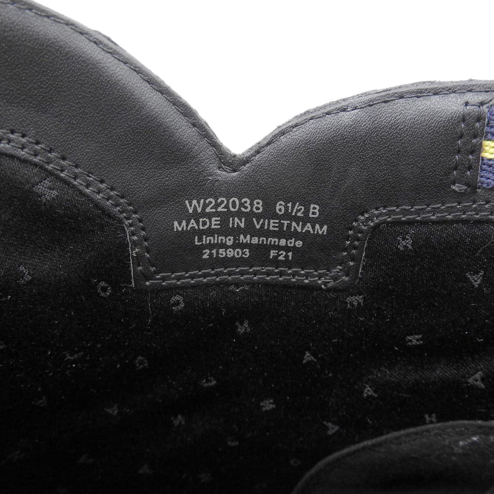 Cole Haan コールハーン 美品 ウァイリー ウォーターレジスタント ブーティー シューズ レディース ブラック 23.5cm W22038 シューズ 6.5