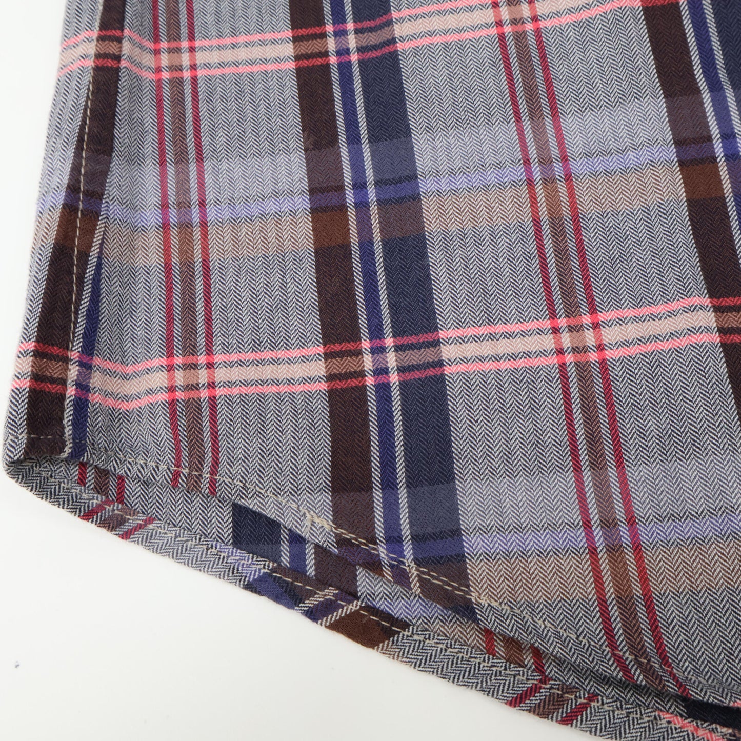 VIVIENNE WESTWOOD MAN ヴィヴィアンウエストウッドマン 289038 グルービーチェック クラシックシャツ トップス 46