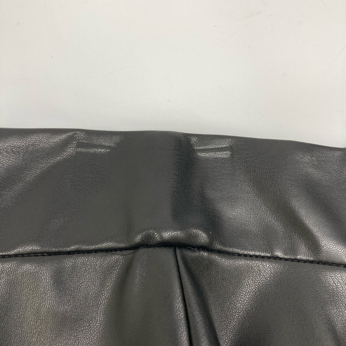 ANAYI アナイ ブラック エコレザー フレアスカート スカート 38