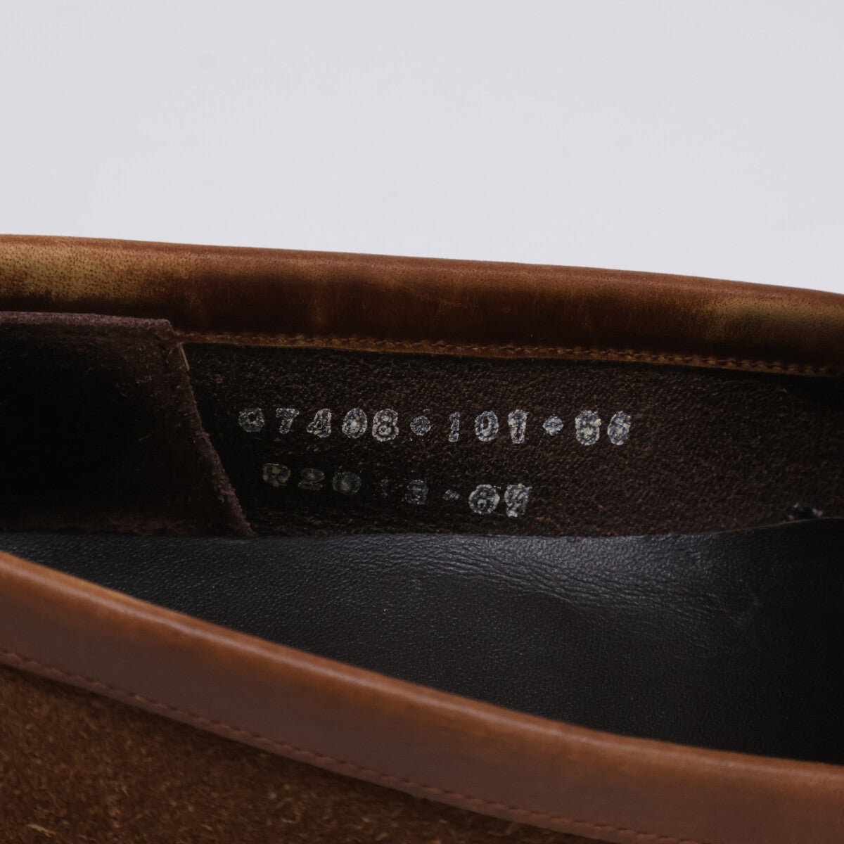 三陽山長 サンヨウヤマチョウ 07408 JUYA 柔弥 R2021CF スエード コインローファー/ シューズ 6 1/2