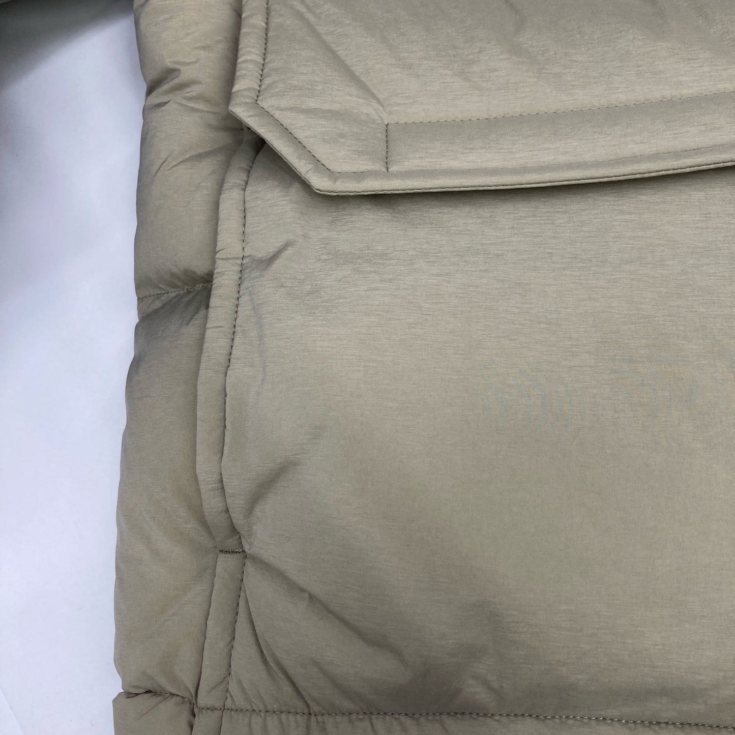 Champion チャンピオン C8-S609 グリーン ファー ダウン フードジャケット ジャケット L