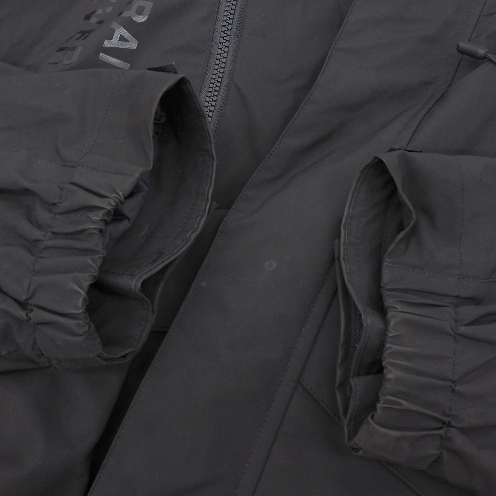 TIGHTBOOTH タイトブース ポリエステル×ナイロン オーバーサイズ フーディ ジャケット メンズ ブラック L 24AW ジャケット L