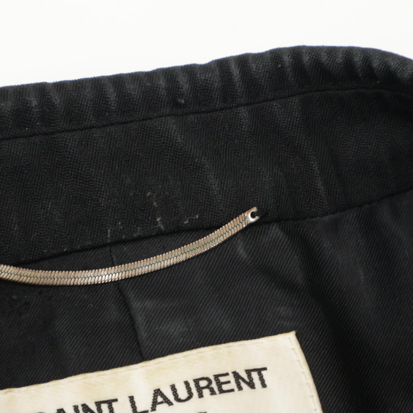 SAINT LAURENT PARIS サンローランパリ 662462 21年製 ブラック ウール100% テーラードジャケット ジャケット 50