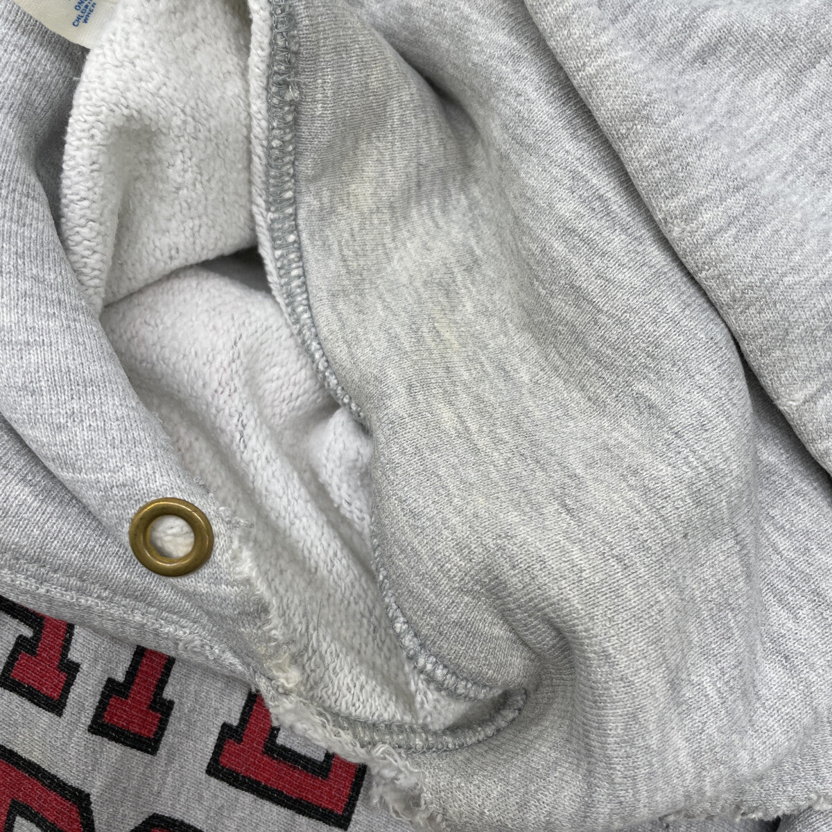 Champion チャンピオン グレー トリコタグ後期 アーチ3段染み込み パーカー 80s トップス L