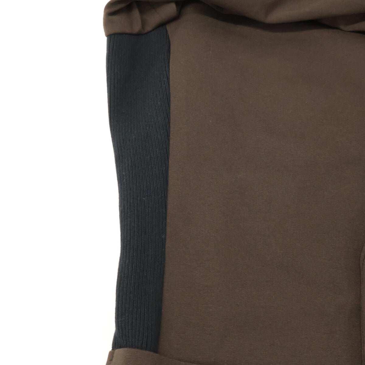 1piu1uguale3 ウノピゥウノウグァーレトレ ブラウン RIB W-JKT,TAPERED SLACKS セットアップ V