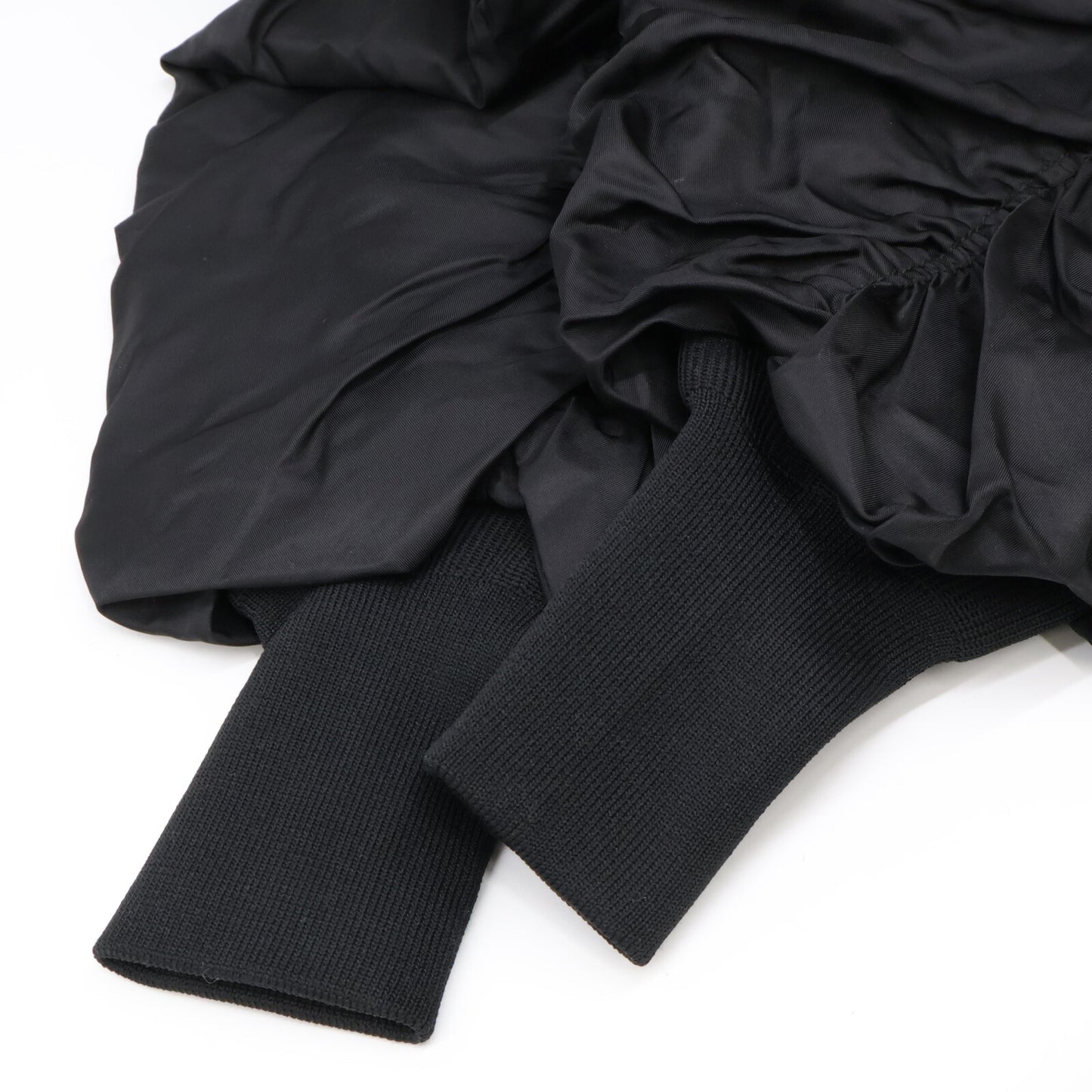 Adam et Rope アダムエロペ GAL-02000-A ブラック パフスリーブ MA-1 ジャケット ジャケット F