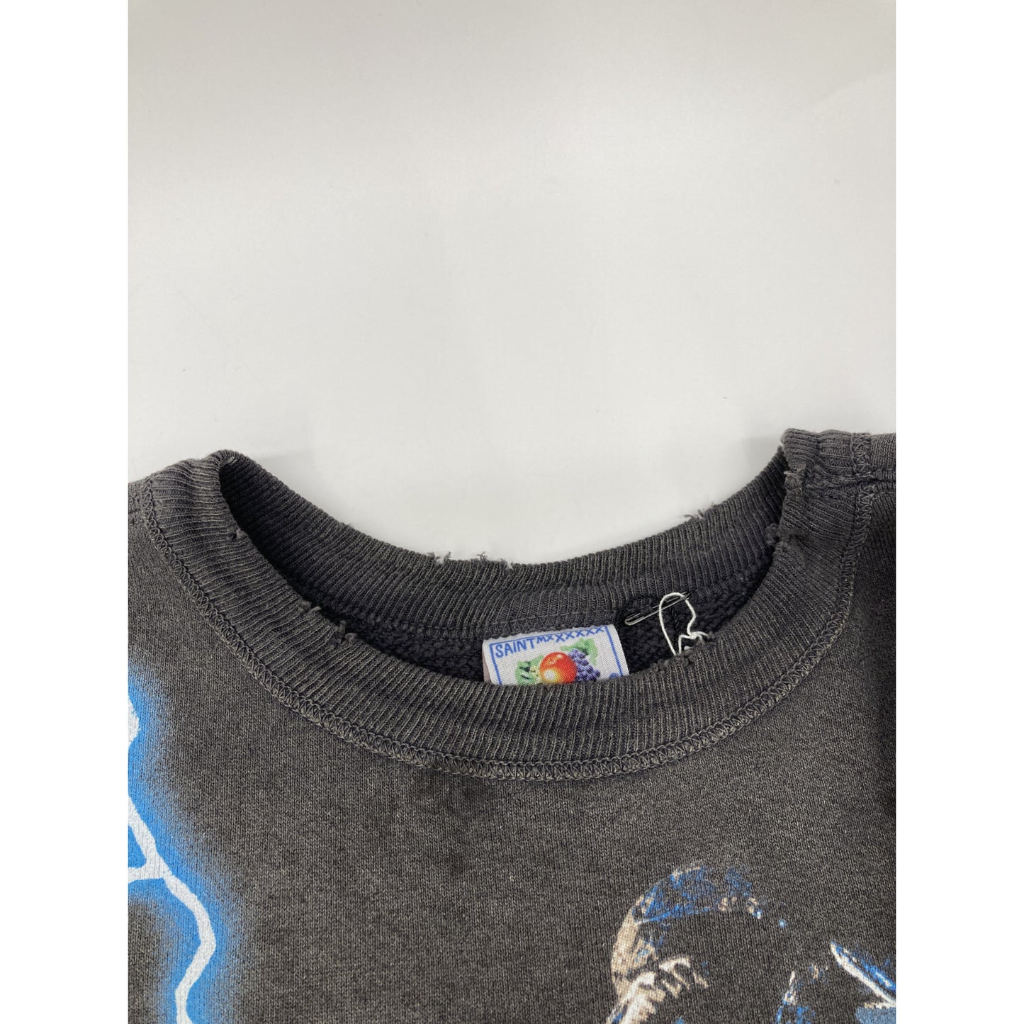 SAINT MICHAEL セントマイケル 24AW SM-YS1-0000-029 ブラック CREW NECK SWEAT SHIRT MEDUSA トップス M