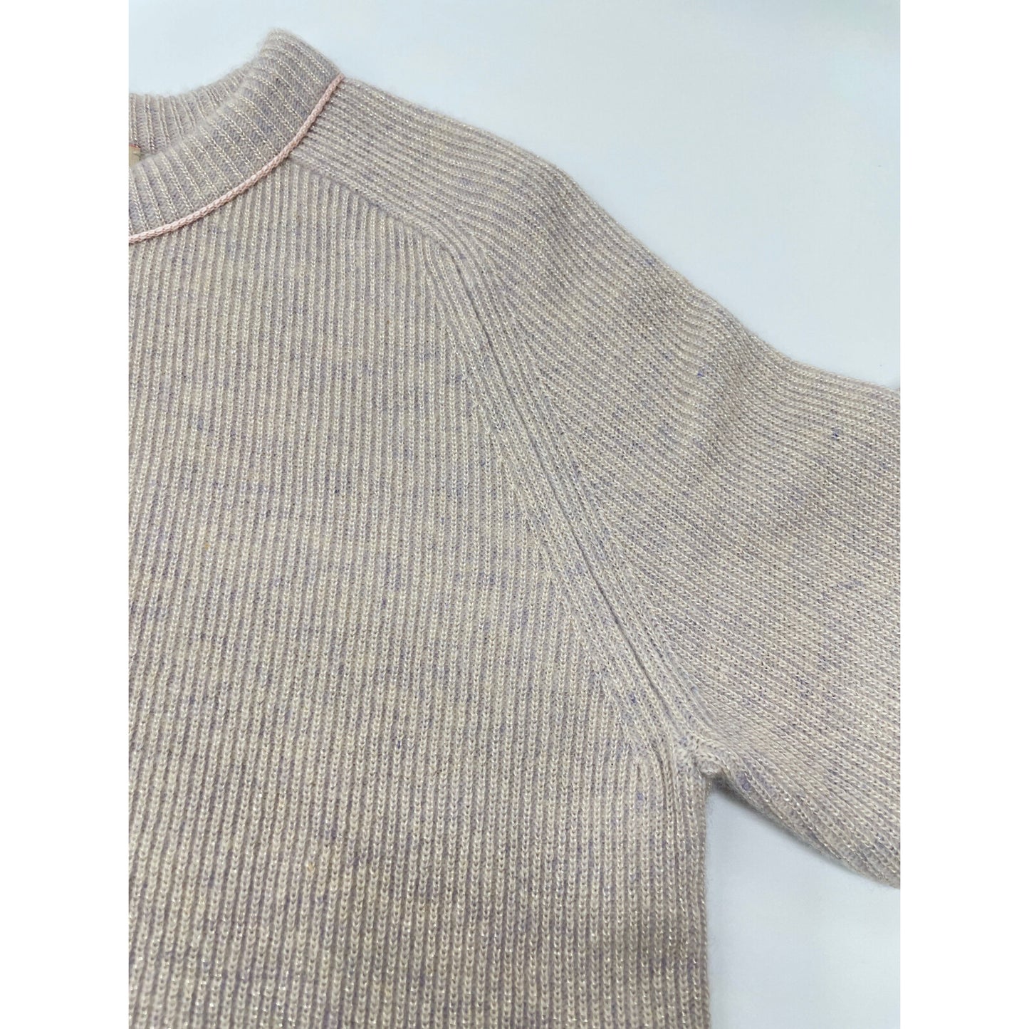 BACCA バッカ 24年製 35-02-44-02702 ラメウール ベーシックプルオーバーニット トップス S