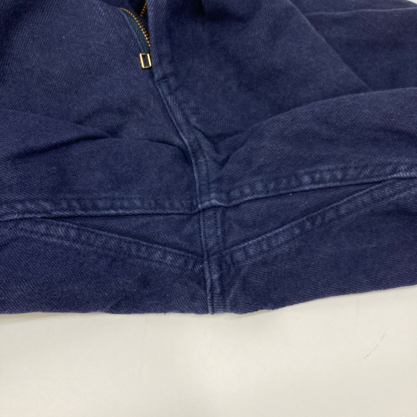 YUI ユイ YUI-TILITY TROUSERS リネン×コットン ネイビー トラウザーパンツ ボトムス 2