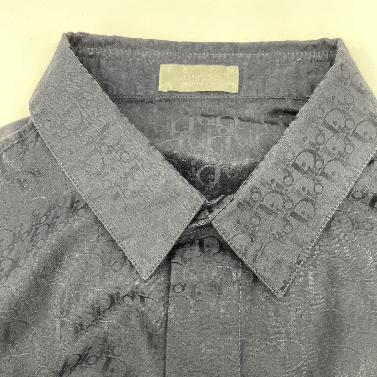 Dior HOMME ディオールオム 【国内正規】193C545A5231 オブリーク 半袖シャツ/ トップス 40