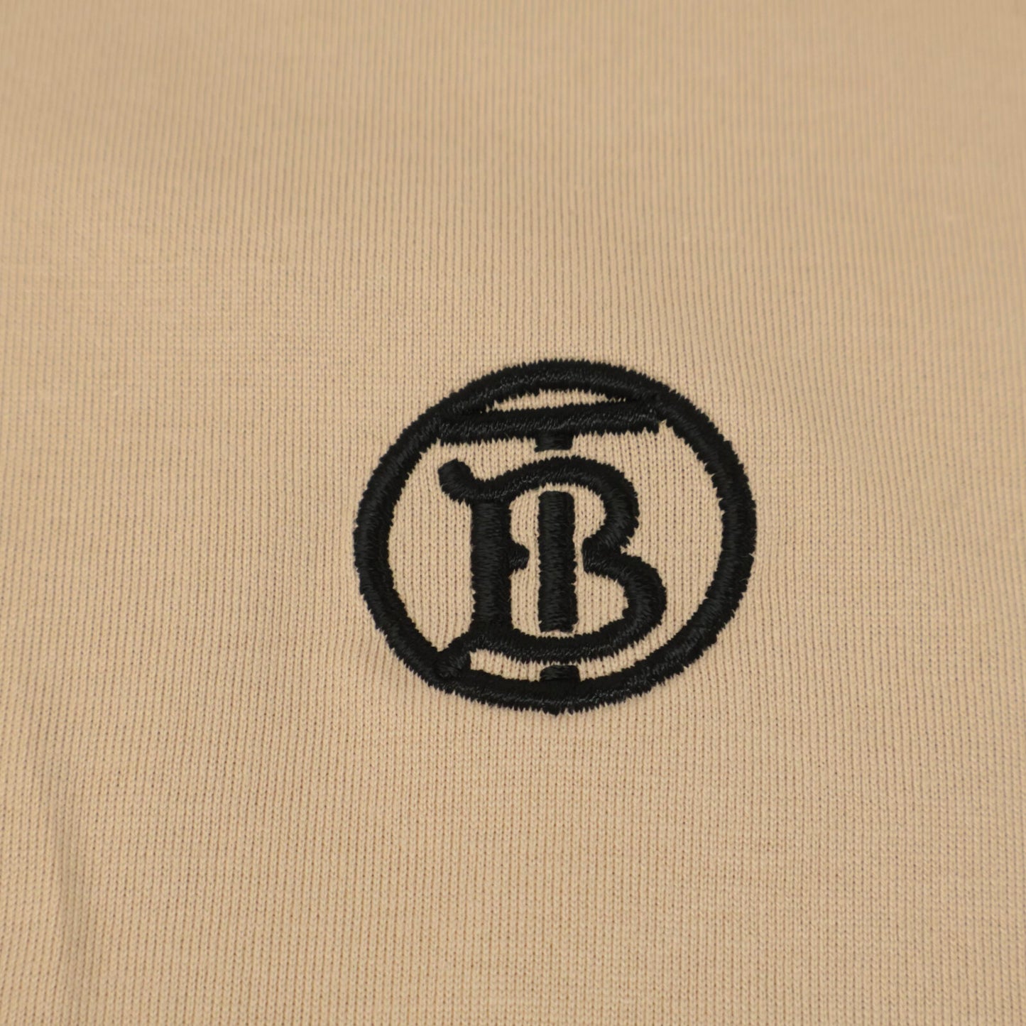 BURBERRY バーバリー 8053424 ベージュ モノグラムTBロゴ クルーネック Tシャツ トップス XL