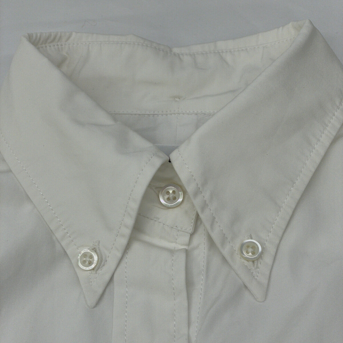 THOM BROWNE トムブラウン FLL005G-03113100 ホワイト パッチポケット オックスフォードシャツ トップス 38