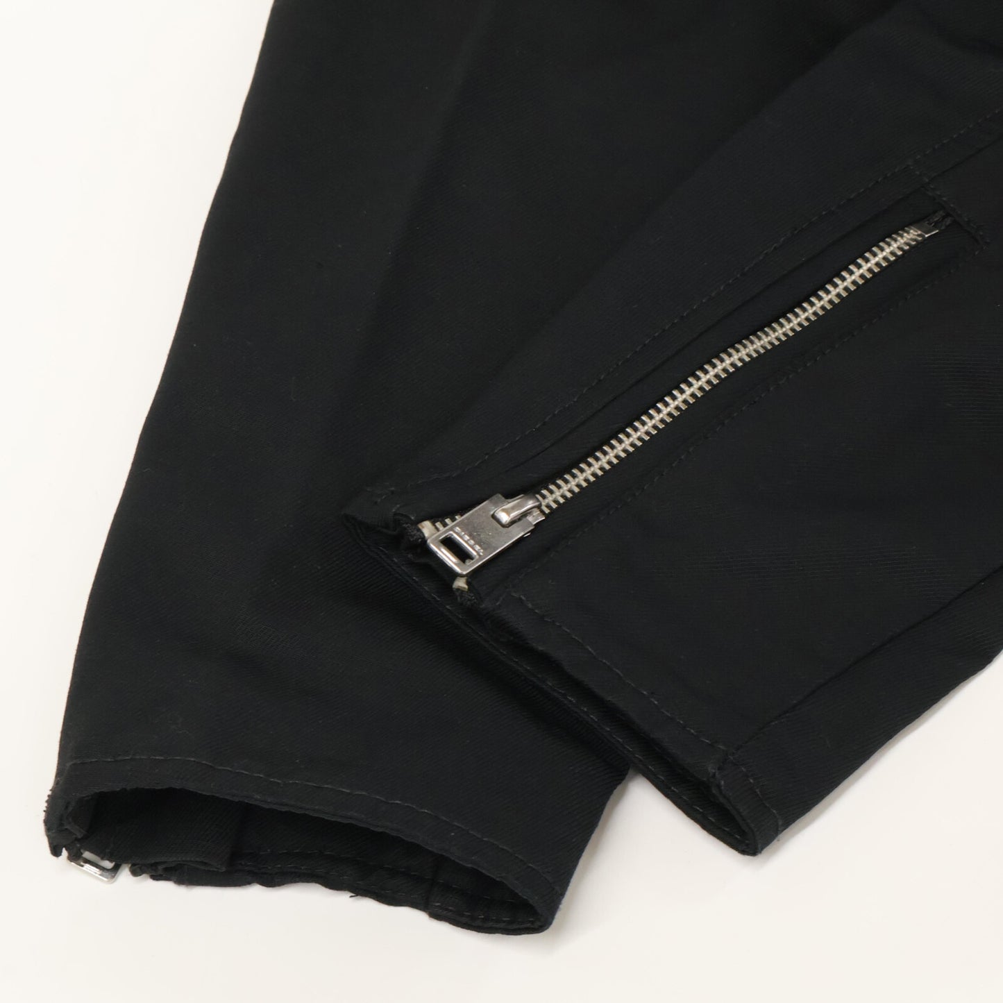 DIESEL ディーゼル 地面師 池田エライザ着用モデル ブラック ライダースジャケット ジャケット S