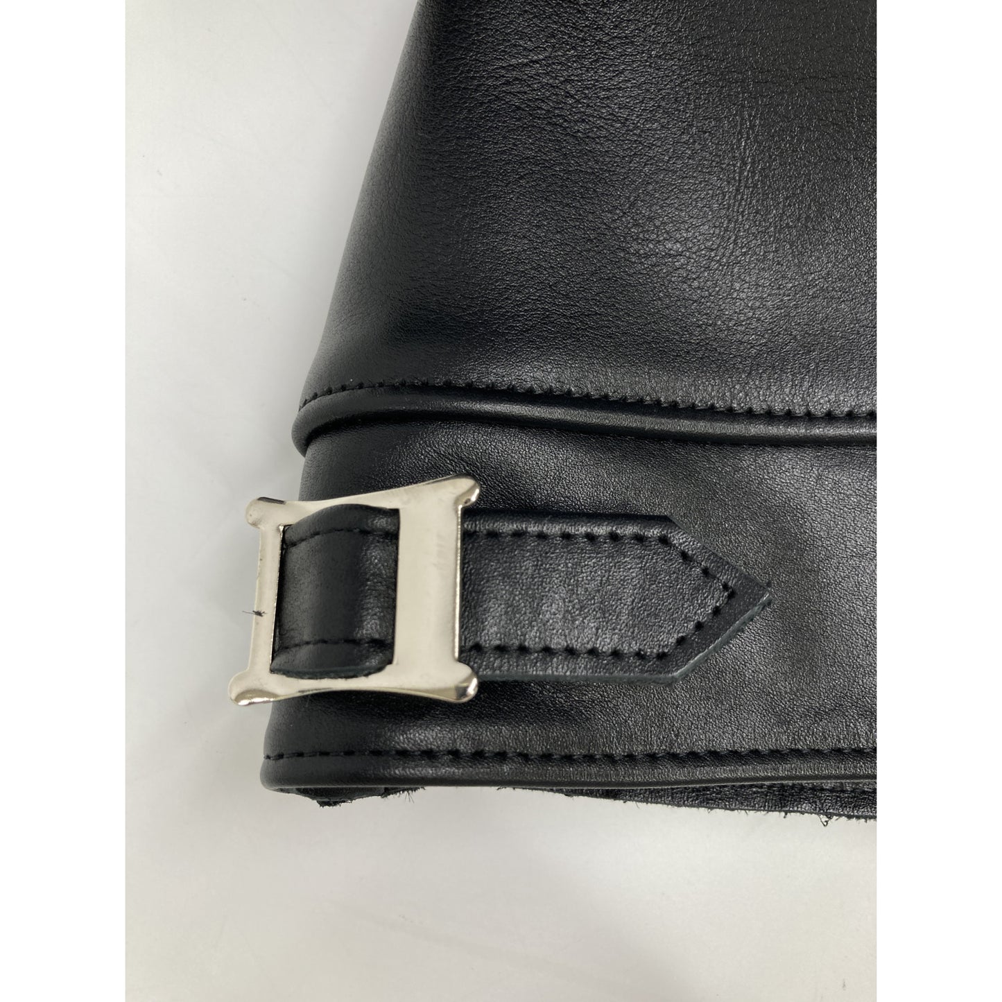 666 666トリプルシックス ブラック LETHER WARE ライダースジャッケット ジャケット 40