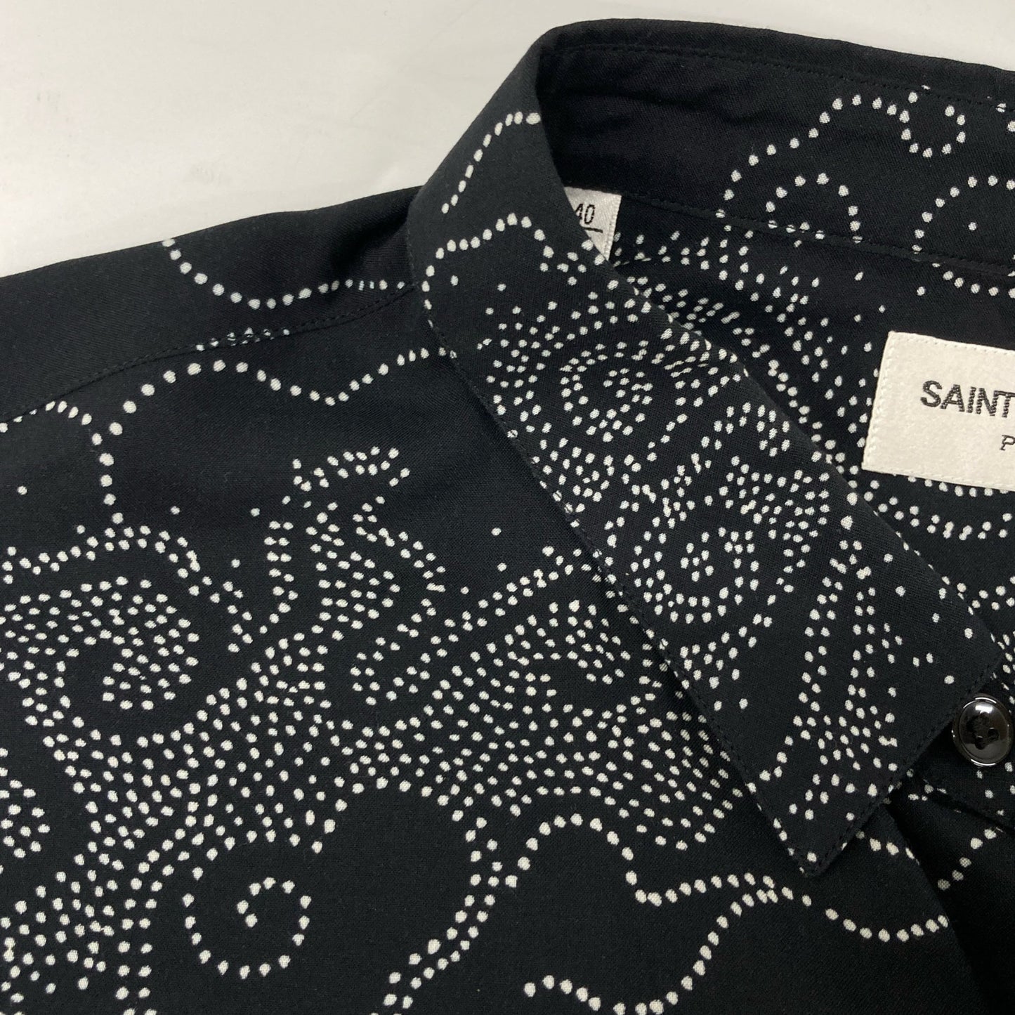 SAINT LAURENT PARIS サンローランパリ 21年製 686551 花柄 レーヨンシャツ トップス 40