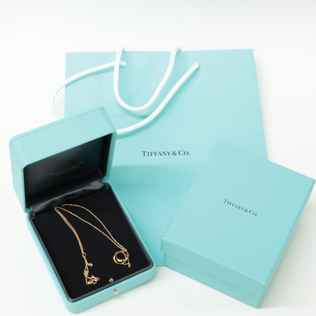 TIFFANY&Co. ティファニー 750 アトラスX クローズドインターロッキング ネックレス