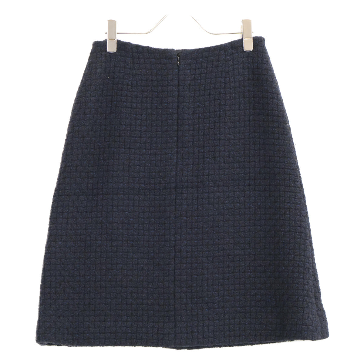 CHANEL シャネル 00A P16217V08854 トリミングフォックスファー ツイード ジャケット&スカート スーツ セットアップ 40/40