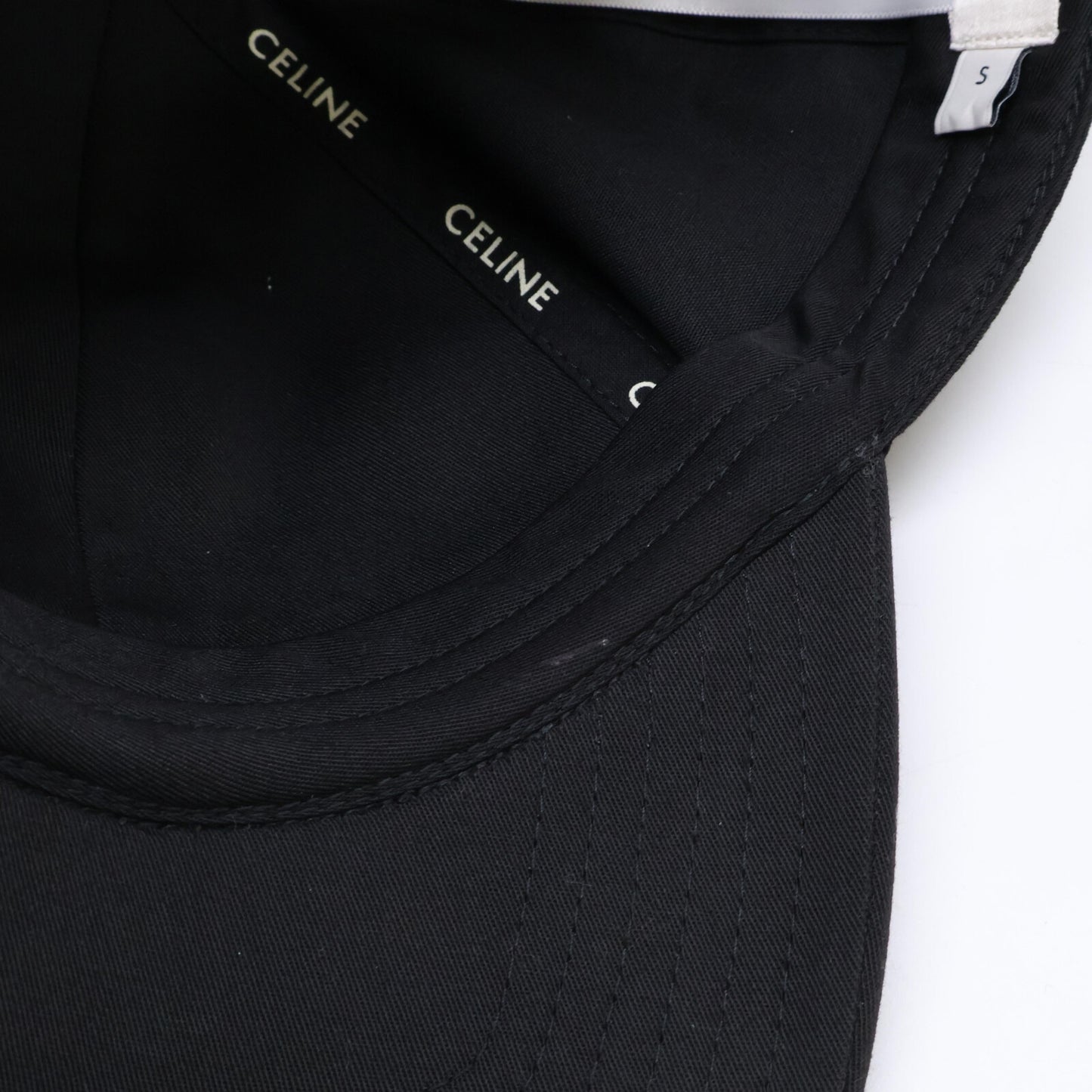 CELINE セリーヌ 【美品/国内正規】2AUA1242N CELINE ベースボールキャップ 帽子 S