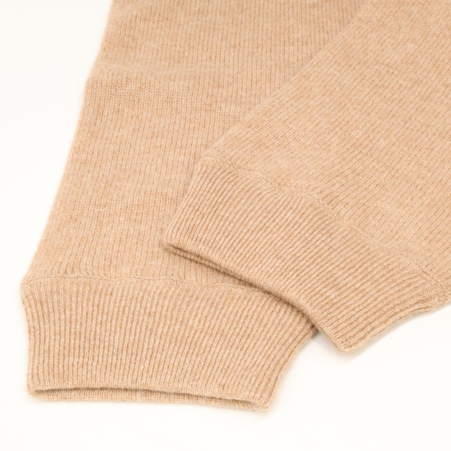 CELINE セリーヌ 2A20Z402P ウール×キャメル フード付きニットパーカー トップス M