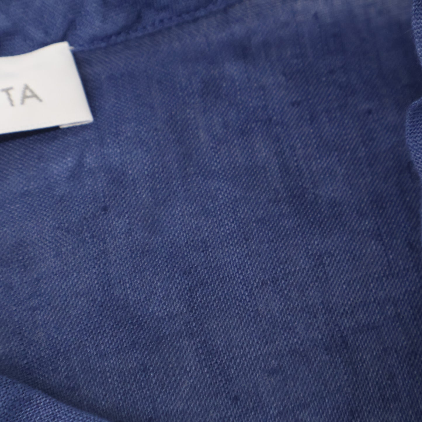 BAGUTTA バグッタ ブルー リネン ×高橋リタ LEVANTET ノースリーブ ブラウス トップス XS