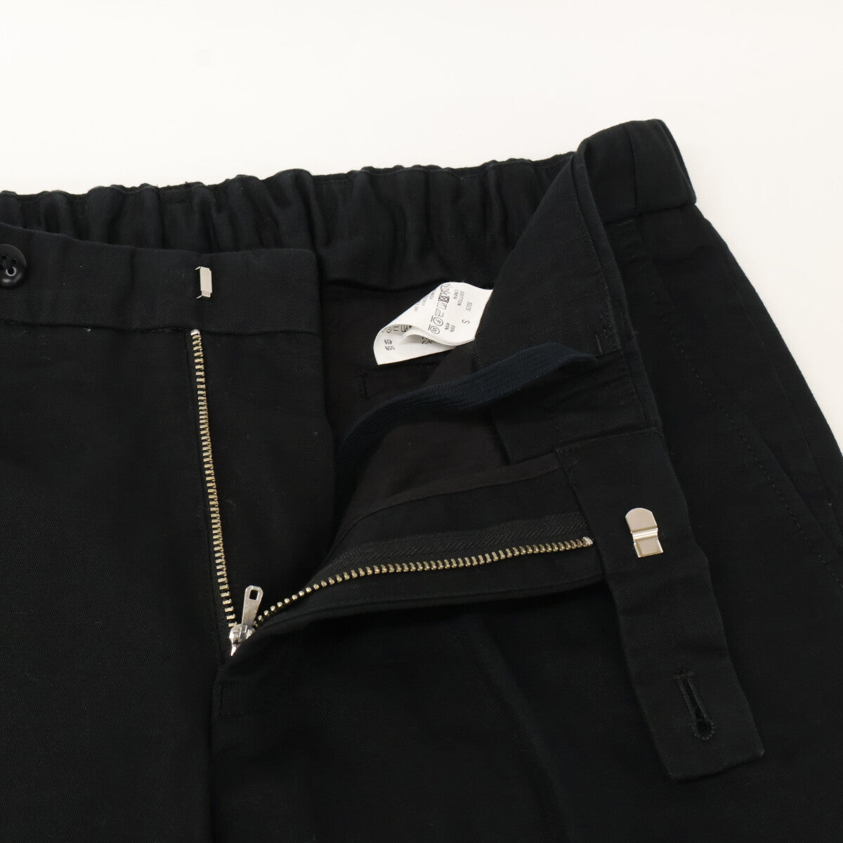 TOMORROWLAND トゥモローランド 22SS ブラック 61042104007 コットンリネン チノパンツ ボトムス S
