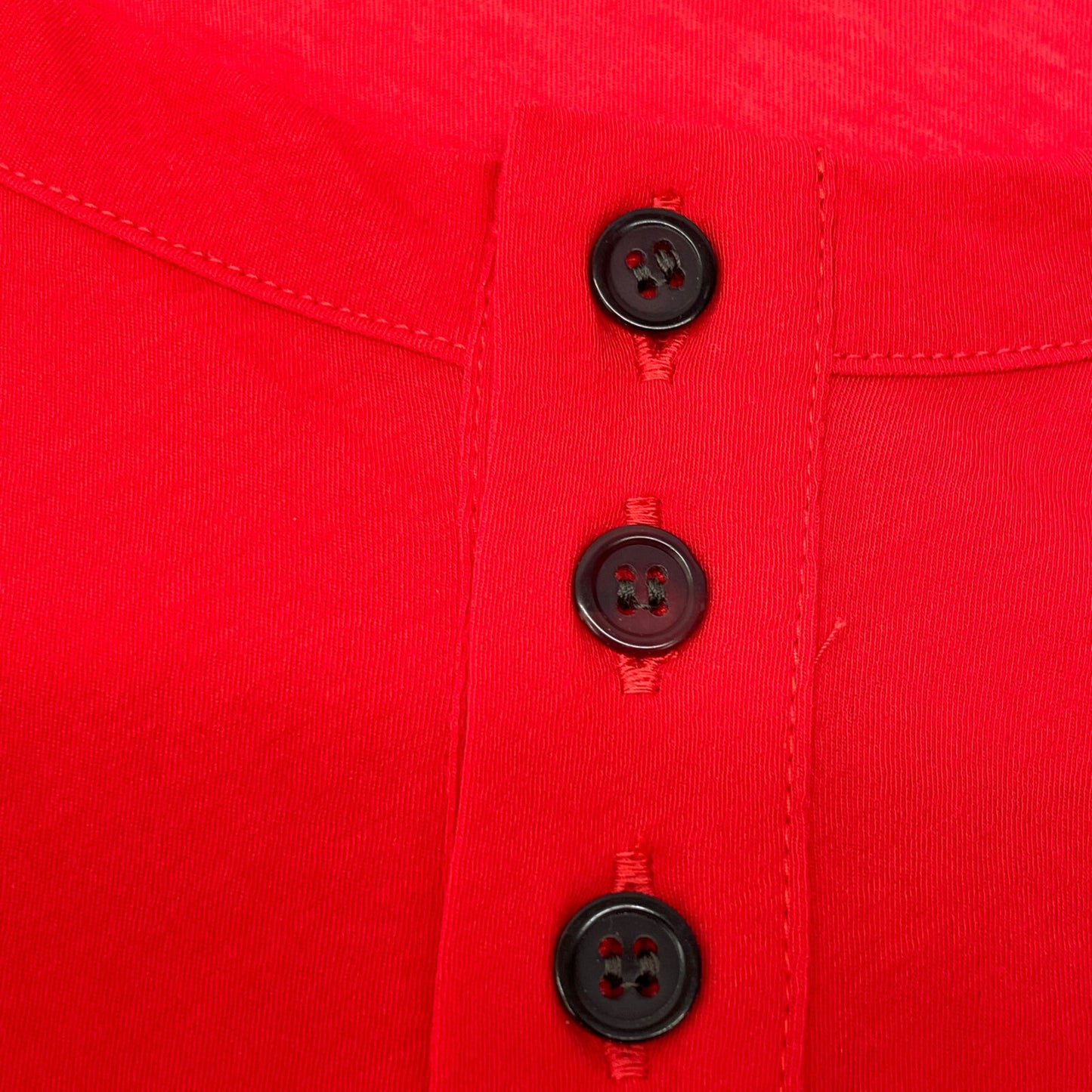 Yohji Yamamoto ヨウジヤマモト 22SS FG-T72-990 レッド COSMORAMA PLAIN STITCH DESIGN HEM PO トップス 2