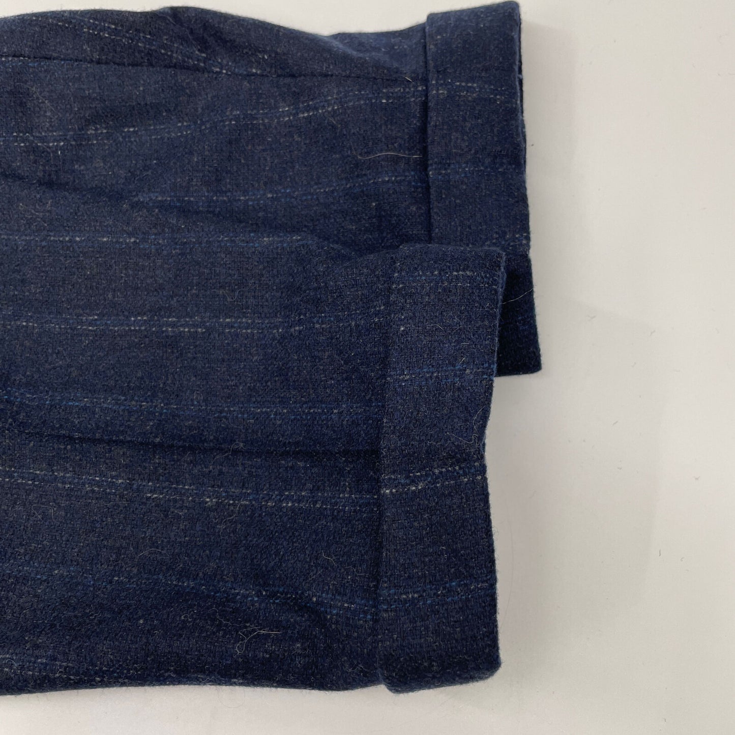 1piu1uguale3 ウノピゥウノウグァーレトレ ネイビー ウール混 113 giab's EASY ITALY TROUSERS PANTS ボトムス M