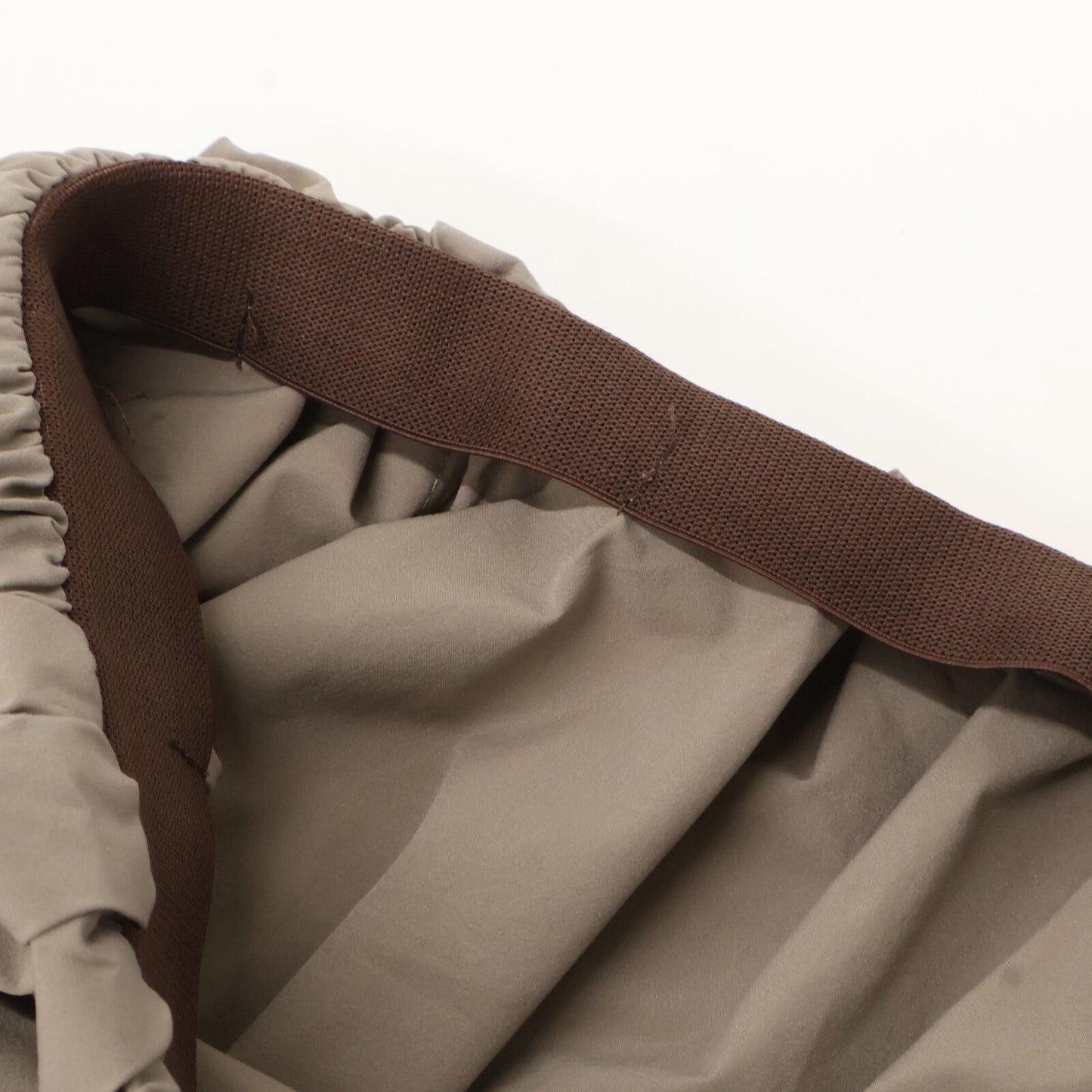 BALLSEY ボールジー ベージュ ストレッチタフタ ランダムタック ロング スカート スカート 36