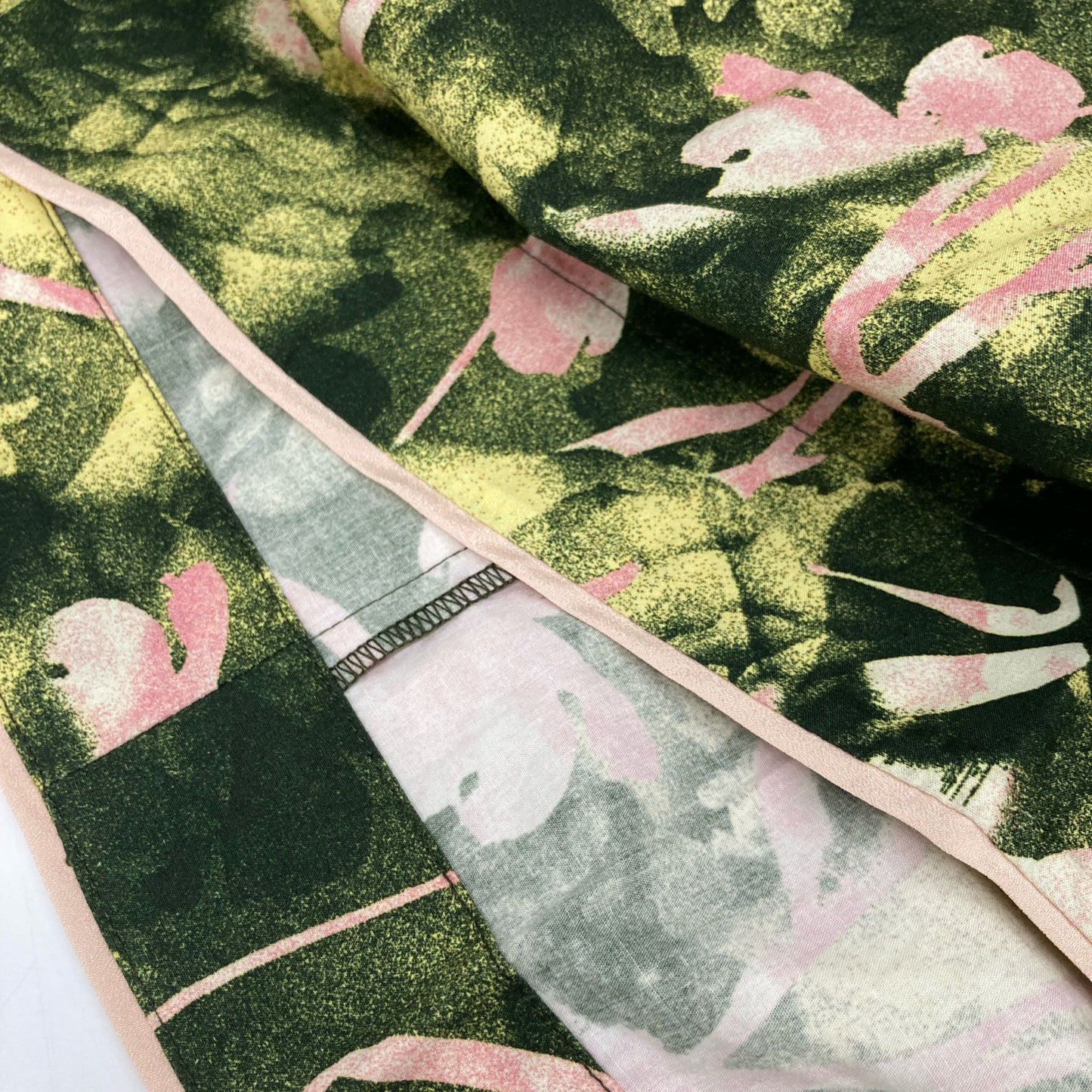 3.1 Phillip lim スリーワンフィリップリム E241-35564TPP グリーン 花柄 コットン プリーツワンピース 24 ワンピース 0