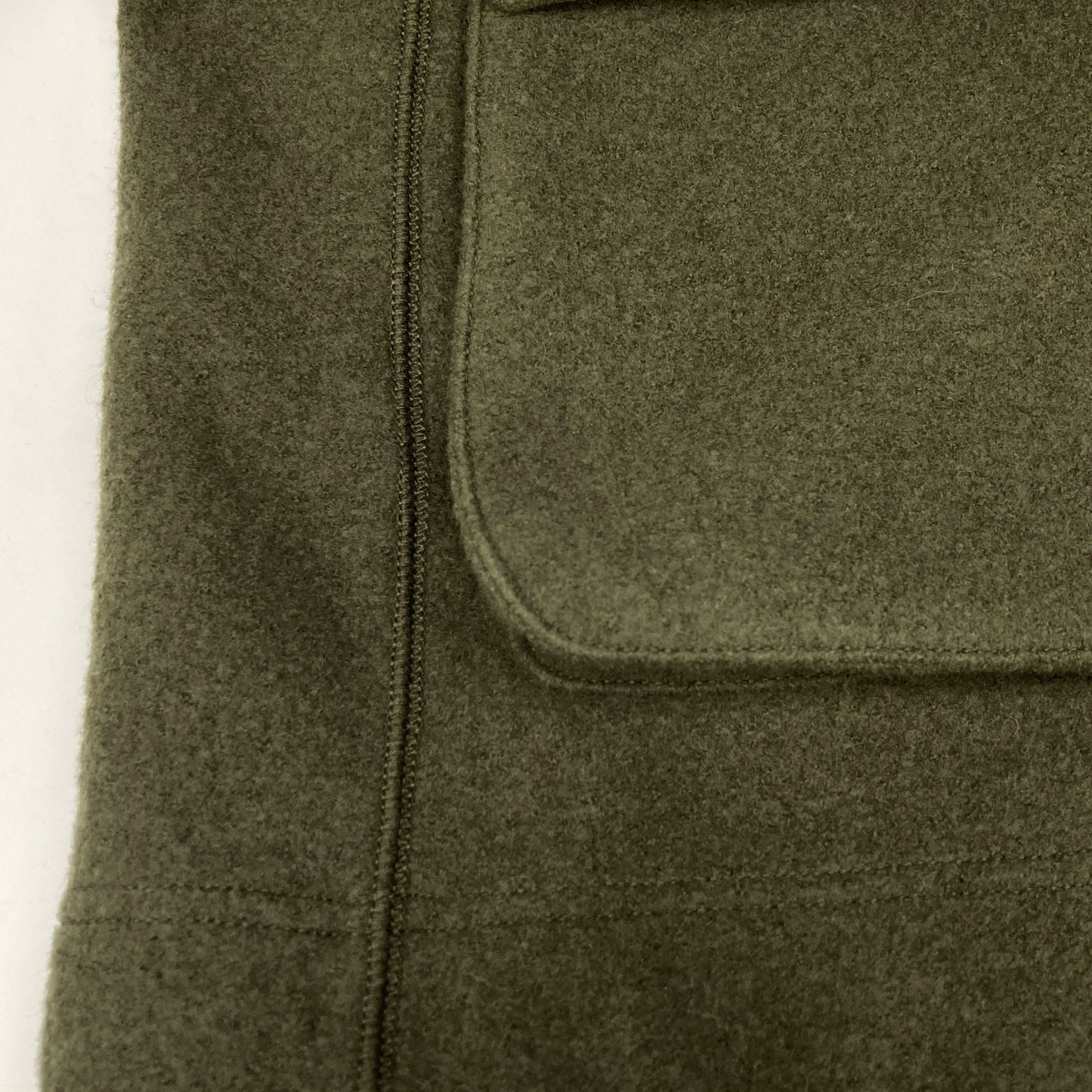 ZUCCa ズッカ ZU78JA195 17AW カーキ ウールモッサコート モッズコート コート M