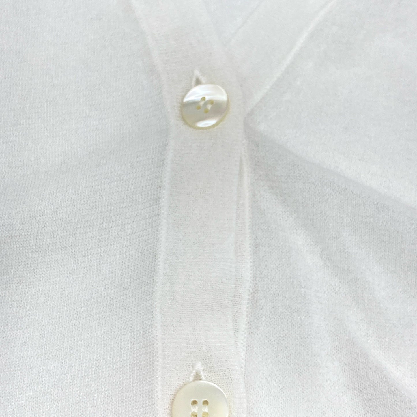 UNITED ARROWS ユナイテッドアローズ 1528-136-0269 ホワイト C/NY シアー カーディガン トップス 表記無し