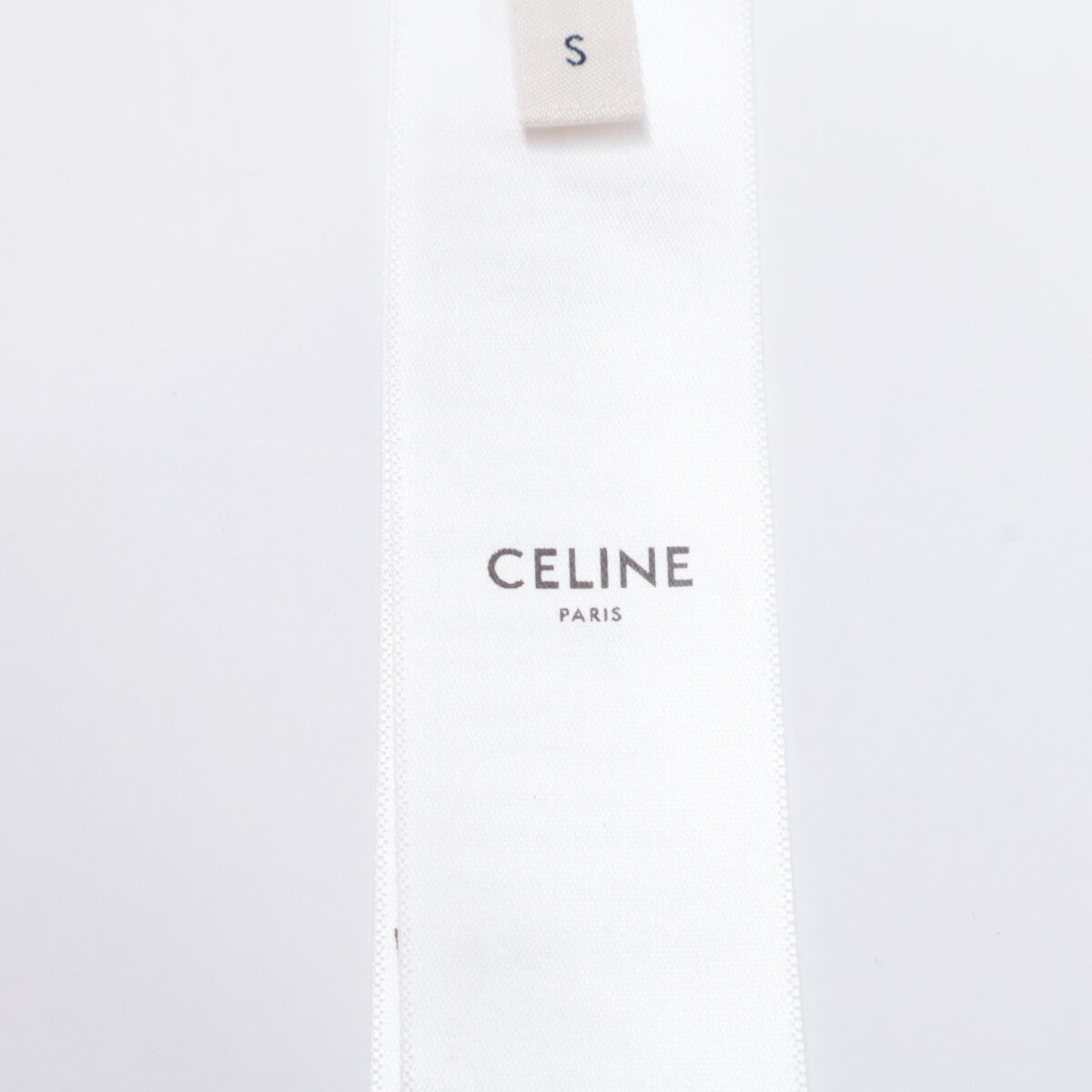 CELINE セリーヌ 美品 国内正規 2X58B671Q トリオンフ ロゴ 半袖Tシャツ トップス S